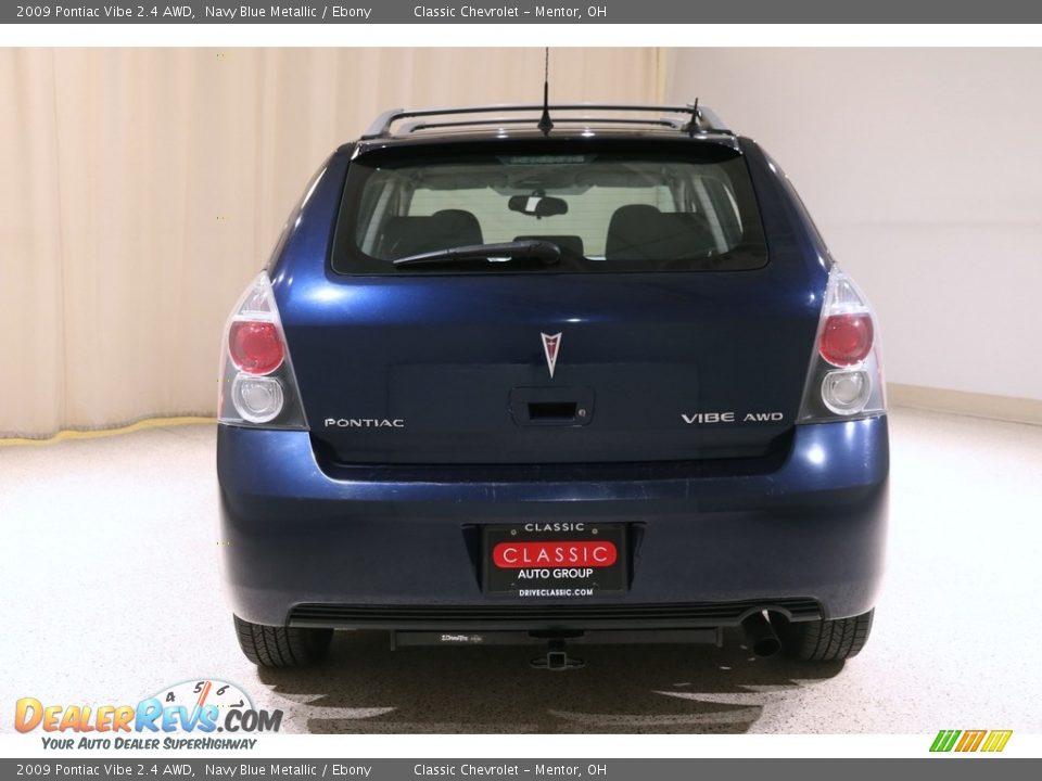 2009 Pontiac Vibe 2.4 AWD Navy Blue Metallic / Ebony Photo #13