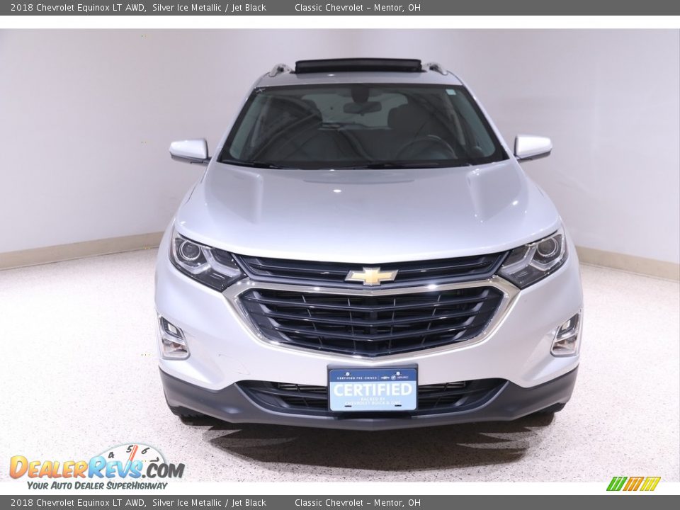 2018 Chevrolet Equinox LT AWD Silver Ice Metallic / Jet Black Photo #2