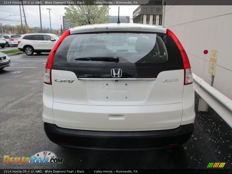 2014 Honda CR-V LX AWD White Diamond Pearl / Black Photo #4