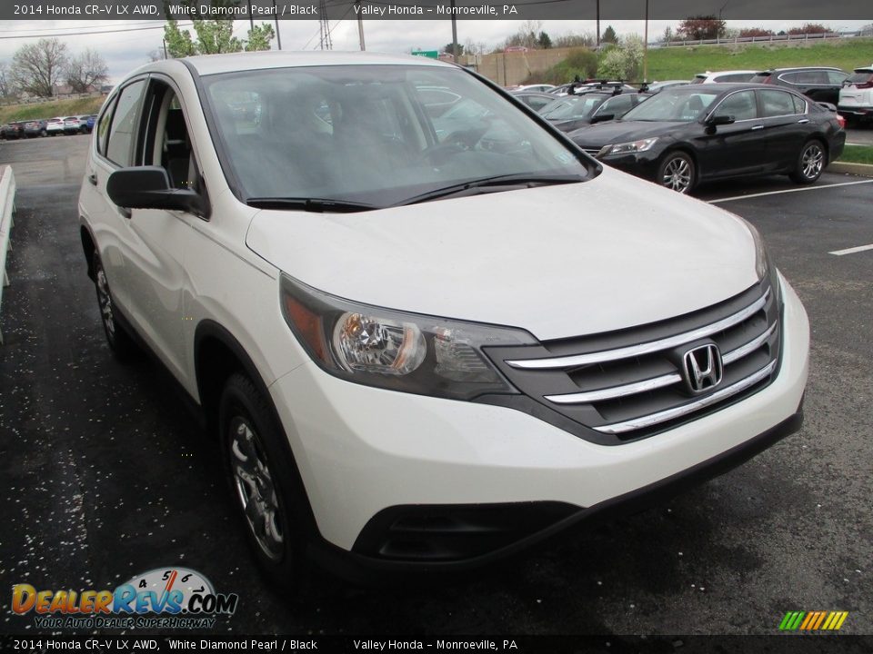 2014 Honda CR-V LX AWD White Diamond Pearl / Black Photo #7