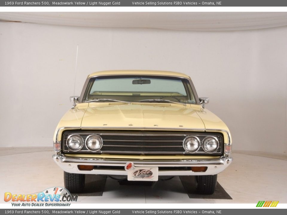 1969 Ford Ranchero 500 Meadowlark Yellow / Light Nugget Gold Photo #2