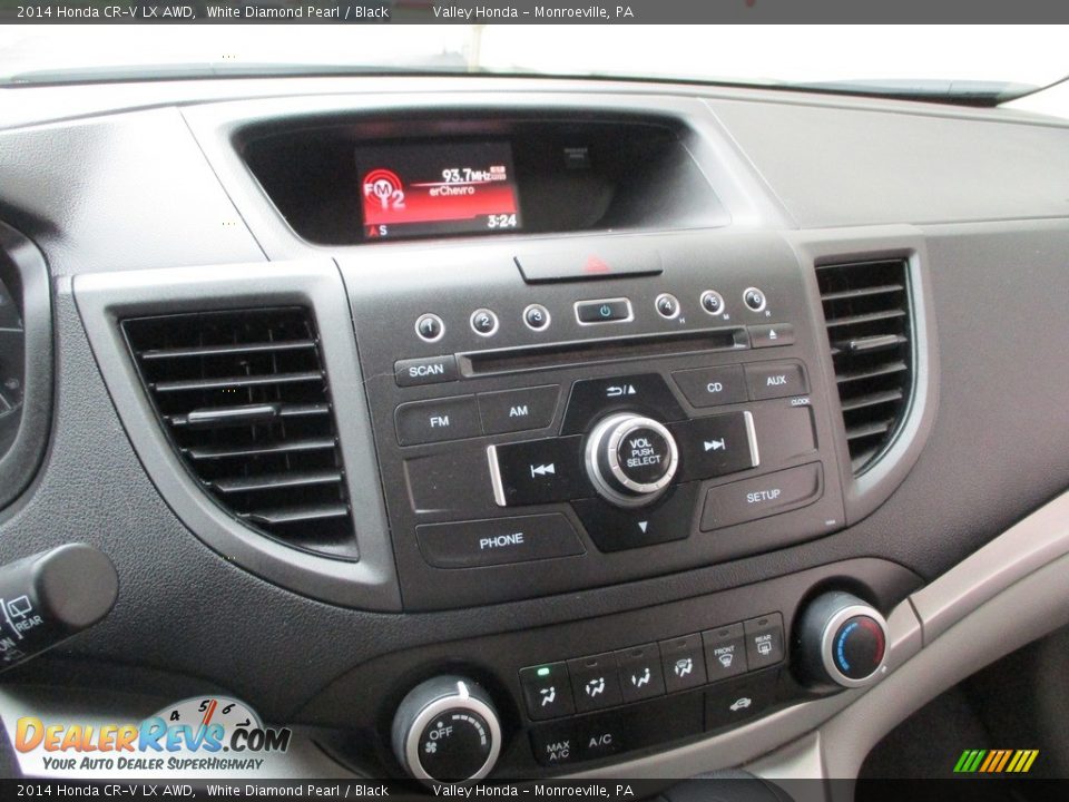 2014 Honda CR-V LX AWD White Diamond Pearl / Black Photo #14