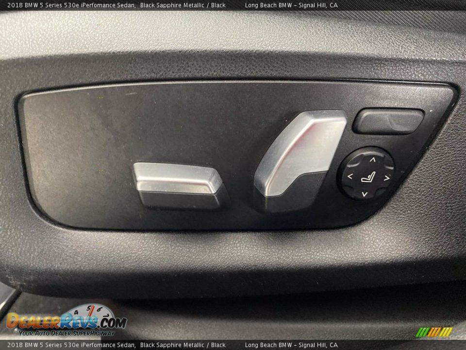 2018 BMW 5 Series 530e iPerfomance Sedan Black Sapphire Metallic / Black Photo #15