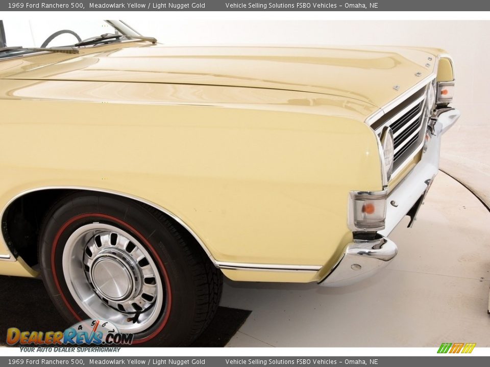 1969 Ford Ranchero 500 Meadowlark Yellow / Light Nugget Gold Photo #10