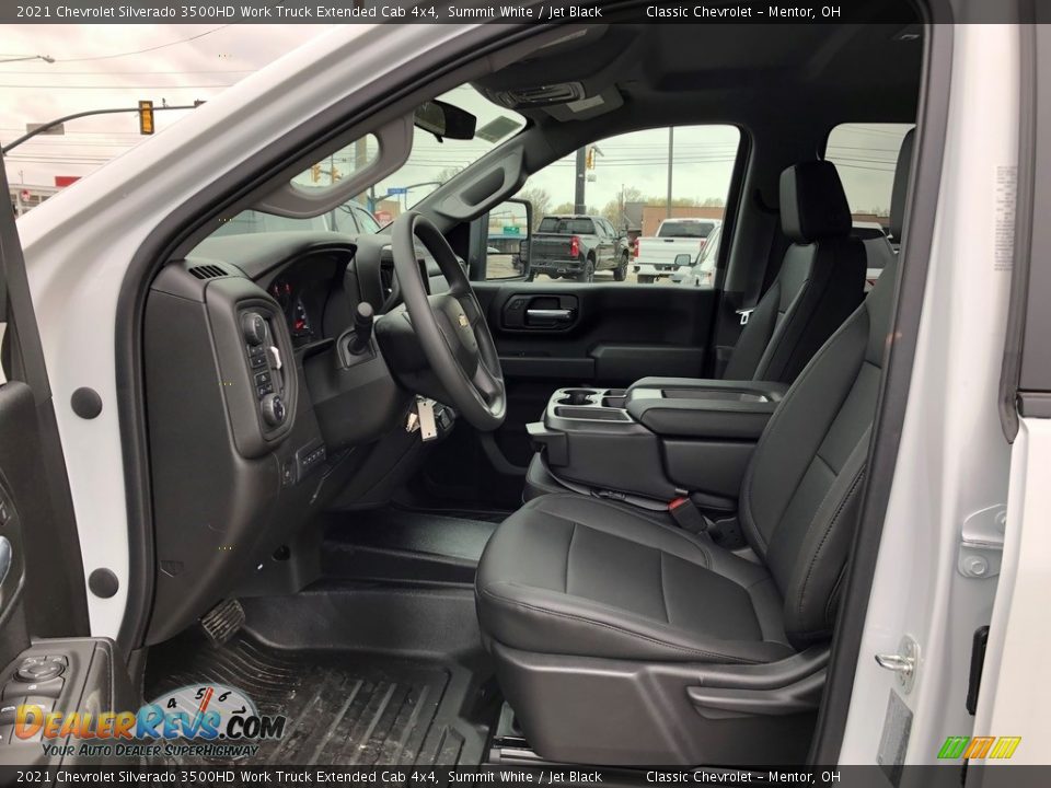 2021 Chevrolet Silverado 3500HD Work Truck Extended Cab 4x4 Summit White / Jet Black Photo #5