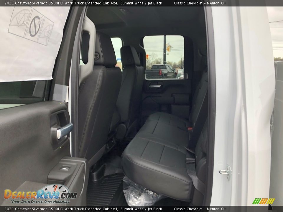 2021 Chevrolet Silverado 3500HD Work Truck Extended Cab 4x4 Summit White / Jet Black Photo #6