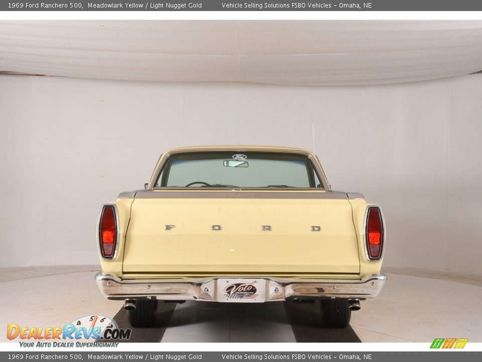 1969 Ford Ranchero 500 Meadowlark Yellow / Light Nugget Gold Photo #17