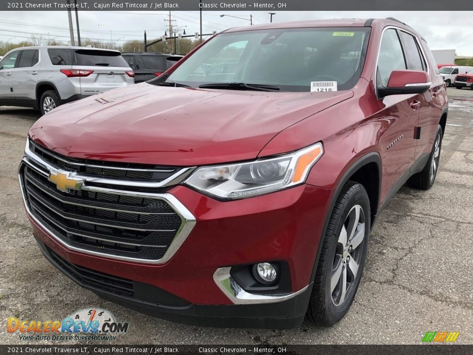 2021 Chevrolet Traverse LT Cajun Red Tintcoat / Jet Black Photo #1