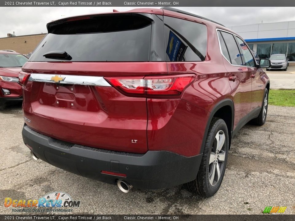 2021 Chevrolet Traverse LT Cajun Red Tintcoat / Jet Black Photo #3