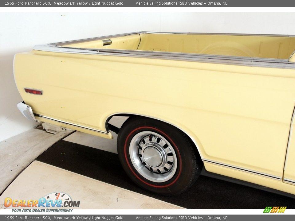 1969 Ford Ranchero 500 Meadowlark Yellow / Light Nugget Gold Photo #21