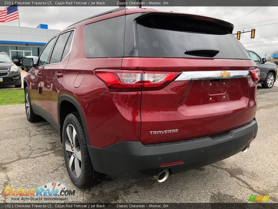 2021 Chevrolet Traverse LT Cajun Red Tintcoat / Jet Black Photo #4