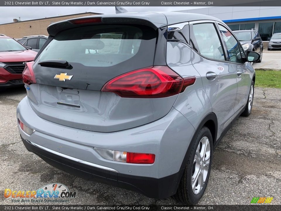 2021 Chevrolet Bolt EV LT Slate Gray Metallic / Dark Galvanized Gray/Sky Cool Gray Photo #3