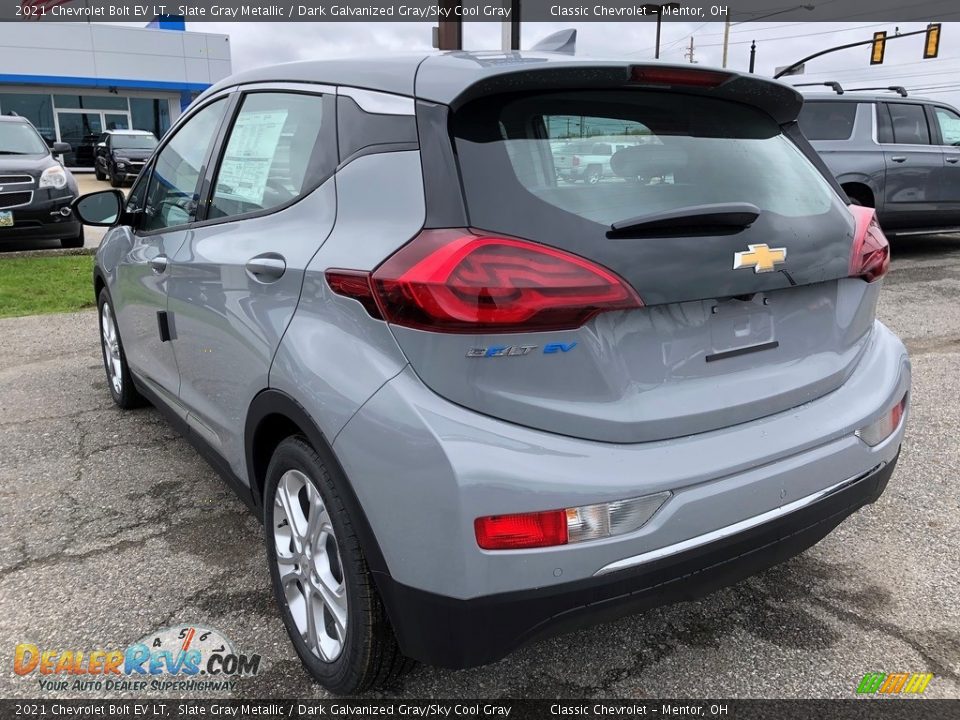 2021 Chevrolet Bolt EV LT Slate Gray Metallic / Dark Galvanized Gray/Sky Cool Gray Photo #4