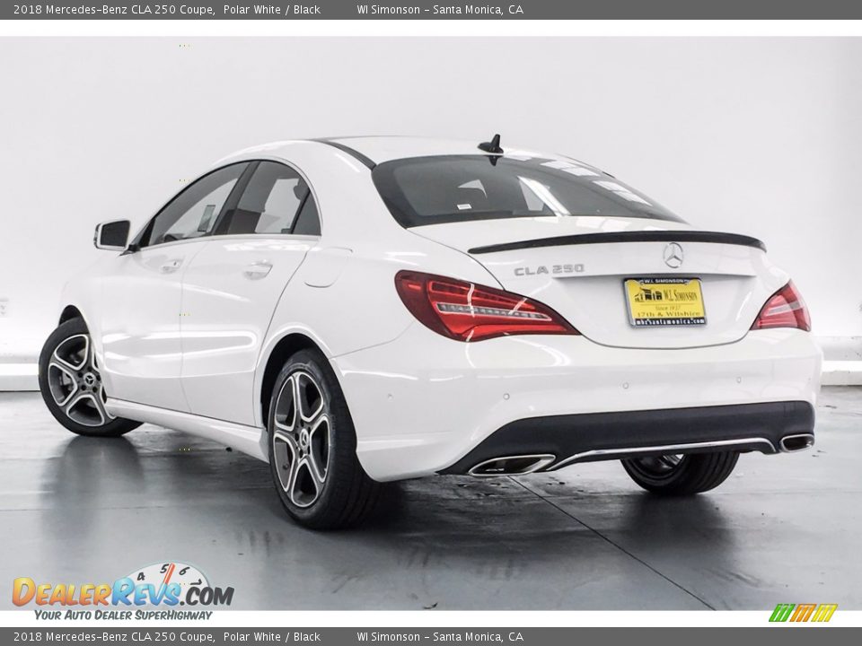 2018 Mercedes-Benz CLA 250 Coupe Polar White / Black Photo #3