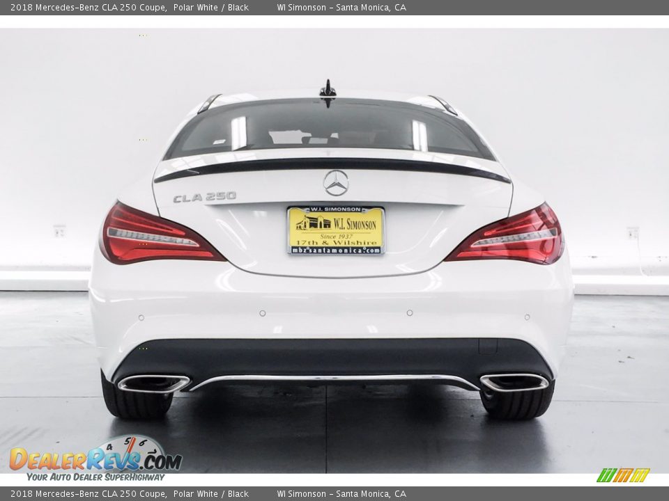 2018 Mercedes-Benz CLA 250 Coupe Polar White / Black Photo #4