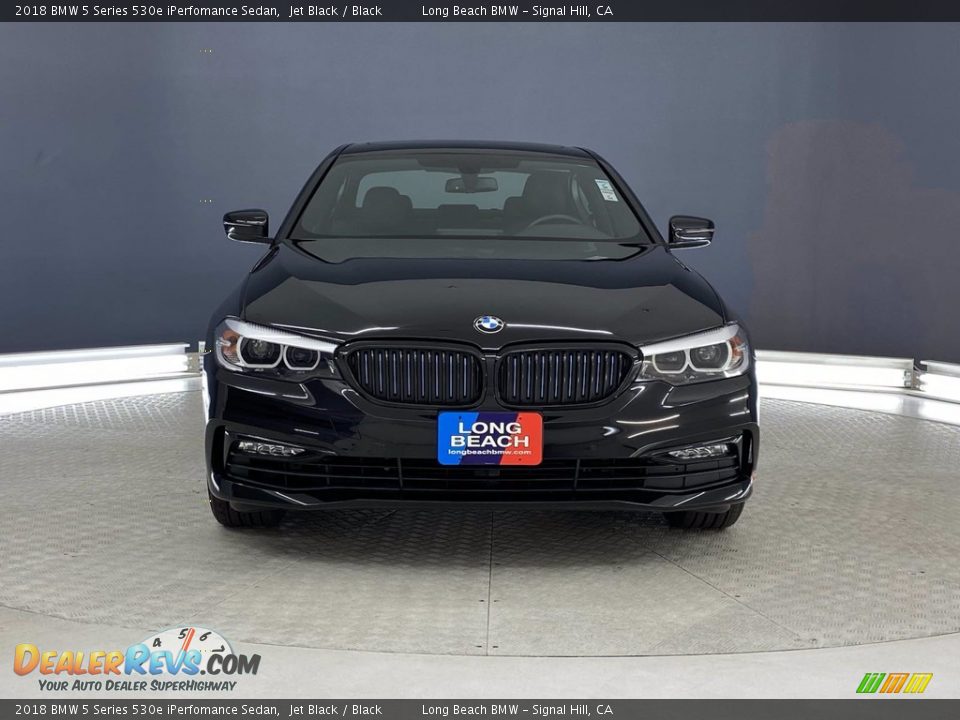 2018 BMW 5 Series 530e iPerfomance Sedan Jet Black / Black Photo #2