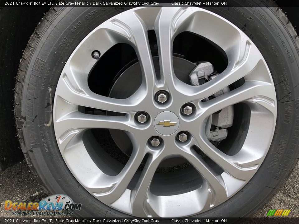 2021 Chevrolet Bolt EV LT Slate Gray Metallic / Dark Galvanized Gray/Sky Cool Gray Photo #9