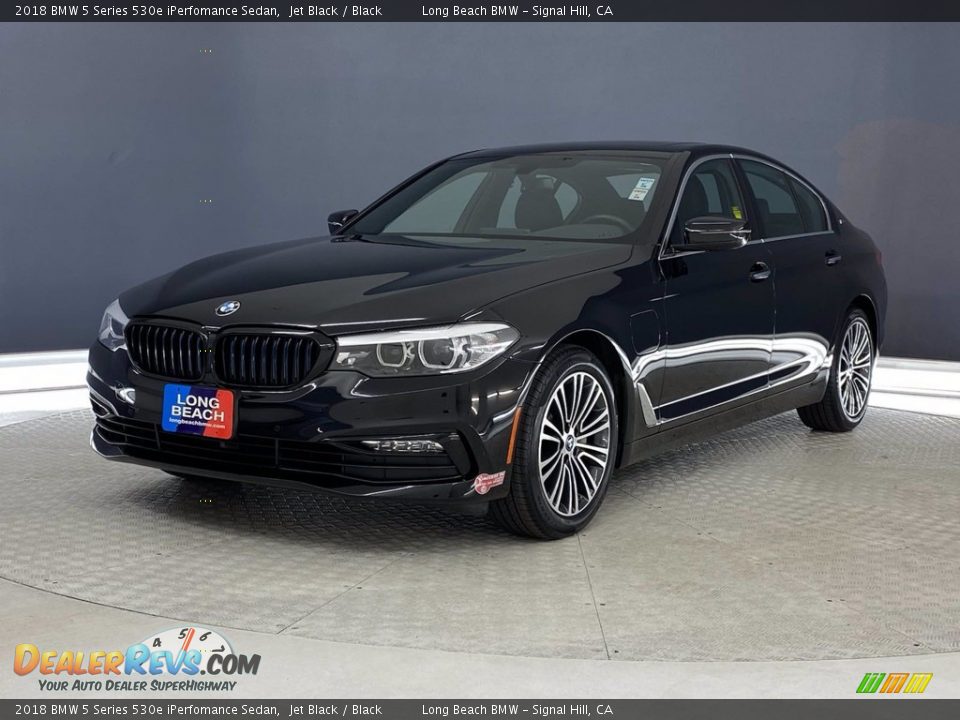 2018 BMW 5 Series 530e iPerfomance Sedan Jet Black / Black Photo #3