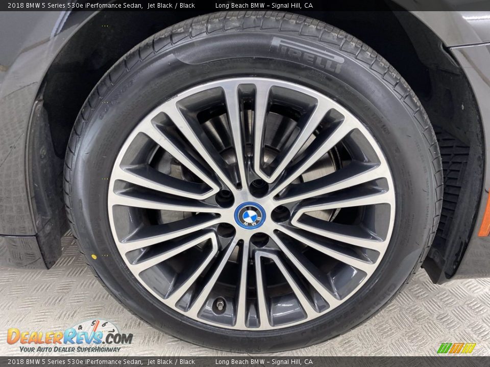 2018 BMW 5 Series 530e iPerfomance Sedan Jet Black / Black Photo #6