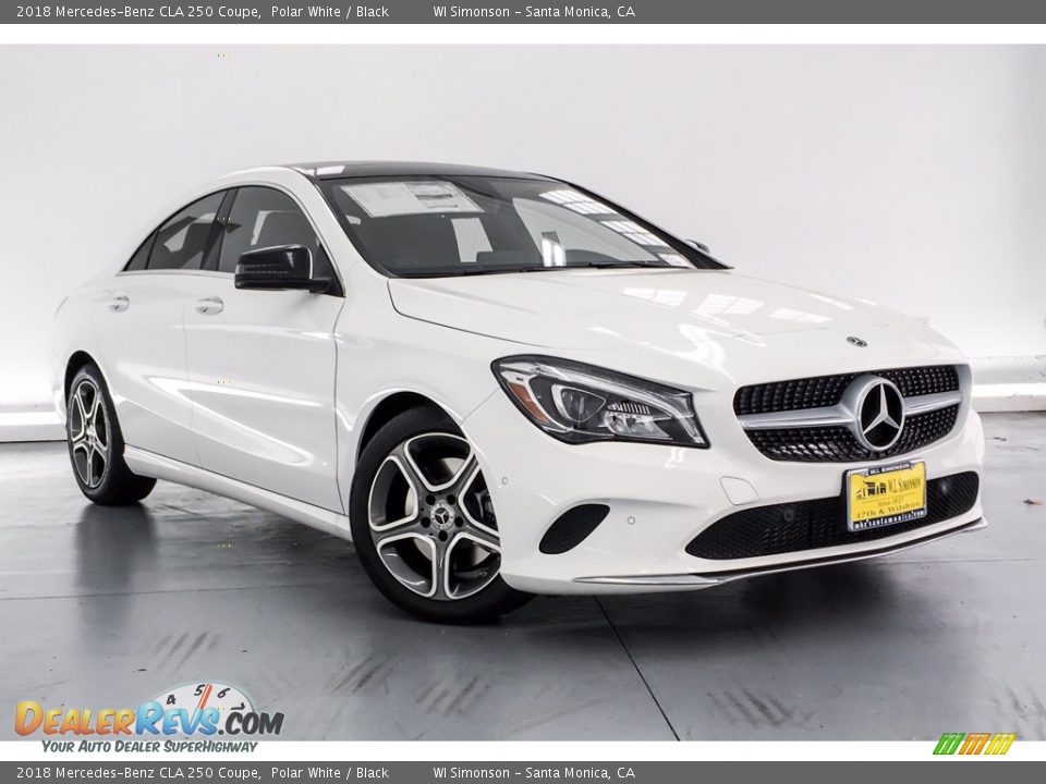 2018 Mercedes-Benz CLA 250 Coupe Polar White / Black Photo #12