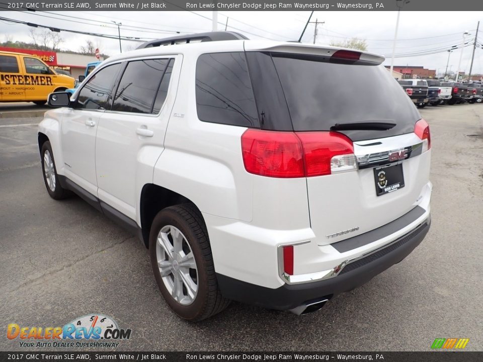 2017 GMC Terrain SLE AWD Summit White / Jet Black Photo #4