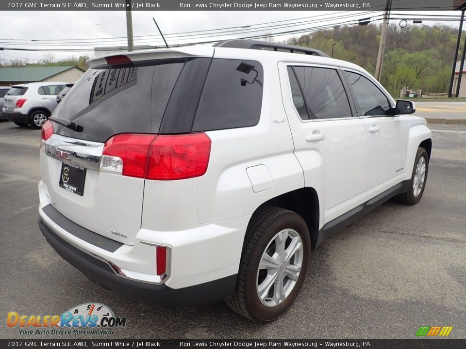 2017 GMC Terrain SLE AWD Summit White / Jet Black Photo #6