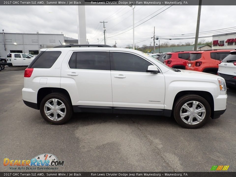 2017 GMC Terrain SLE AWD Summit White / Jet Black Photo #7