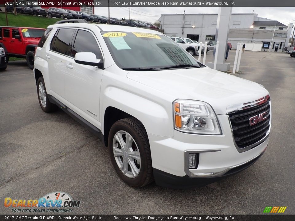 2017 GMC Terrain SLE AWD Summit White / Jet Black Photo #8