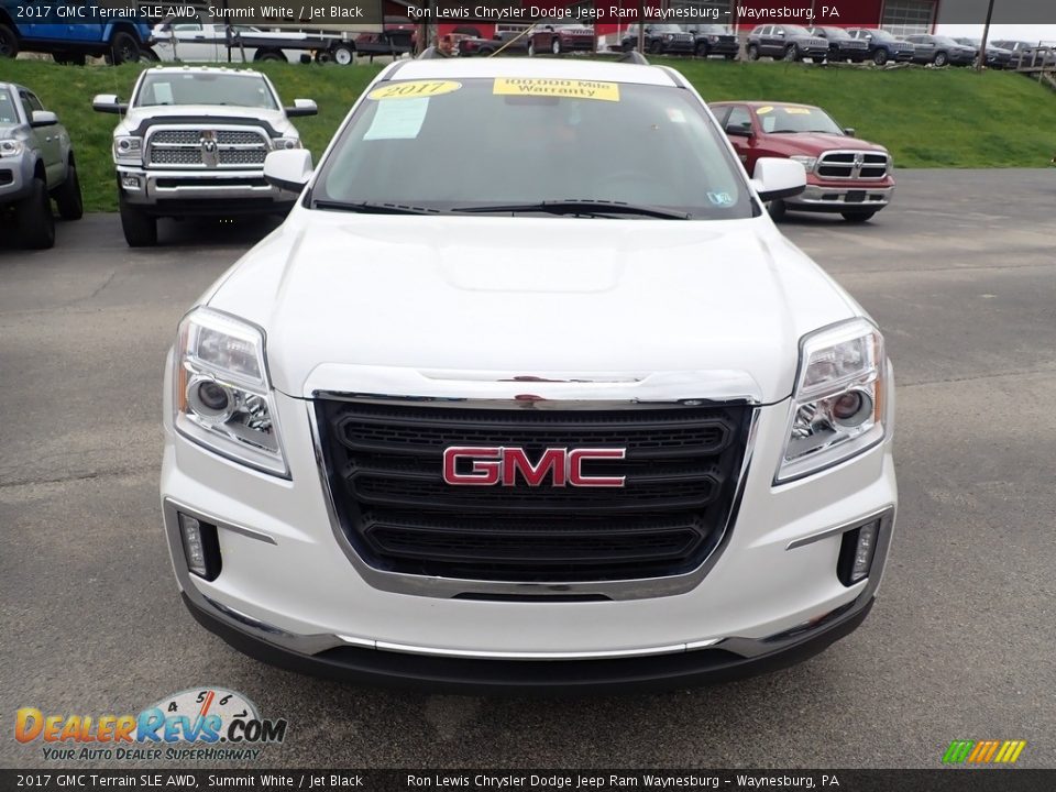 2017 GMC Terrain SLE AWD Summit White / Jet Black Photo #9