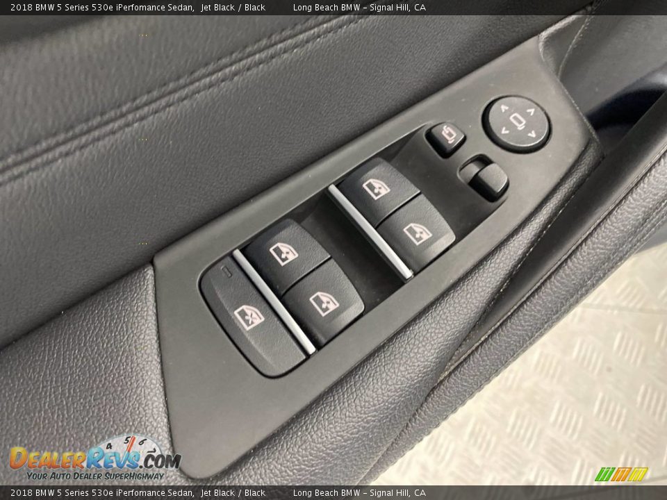 2018 BMW 5 Series 530e iPerfomance Sedan Jet Black / Black Photo #14