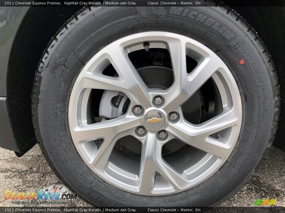 2021 Chevrolet Equinox Premier Nightfall Gray Metallic / Medium Ash Gray Photo #9