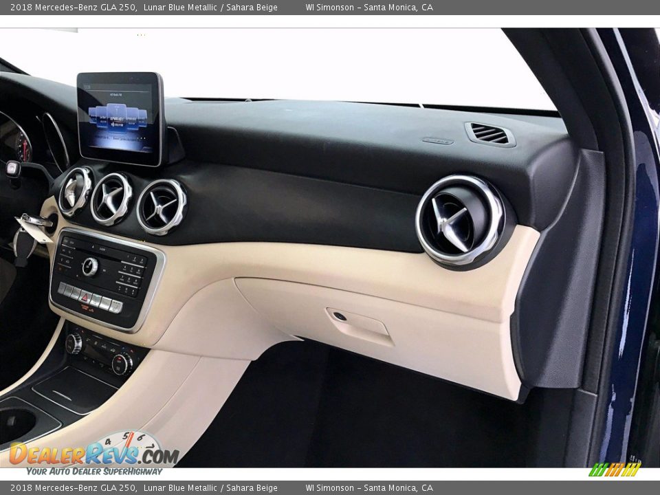 2018 Mercedes-Benz GLA 250 Lunar Blue Metallic / Sahara Beige Photo #16