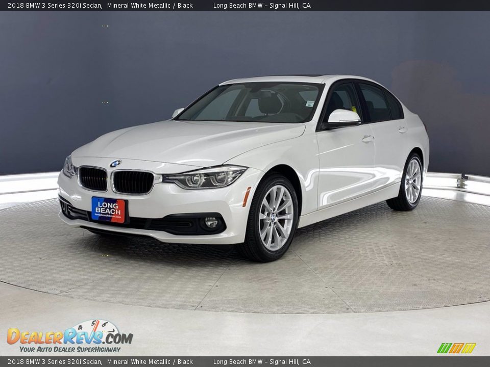 2018 BMW 3 Series 320i Sedan Mineral White Metallic / Black Photo #3