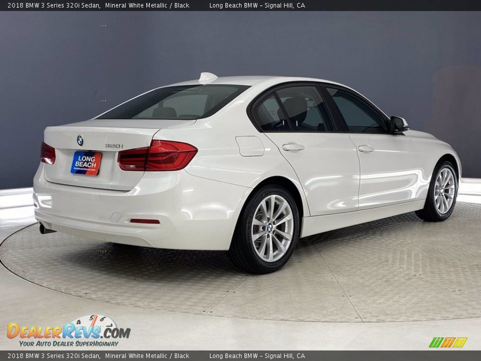 2018 BMW 3 Series 320i Sedan Mineral White Metallic / Black Photo #5