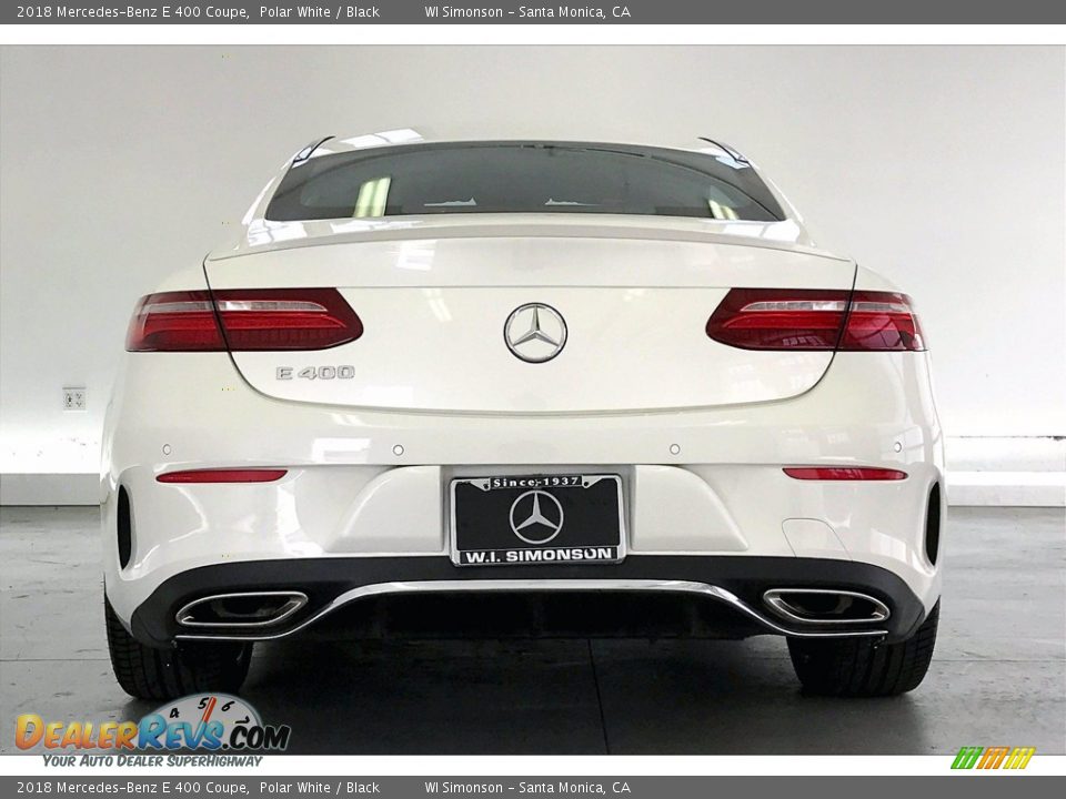 2018 Mercedes-Benz E 400 Coupe Polar White / Black Photo #3