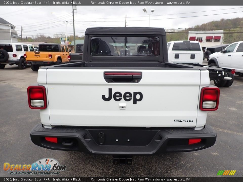 2021 Jeep Gladiator Sport 4x4 Bright White / Black Photo #5