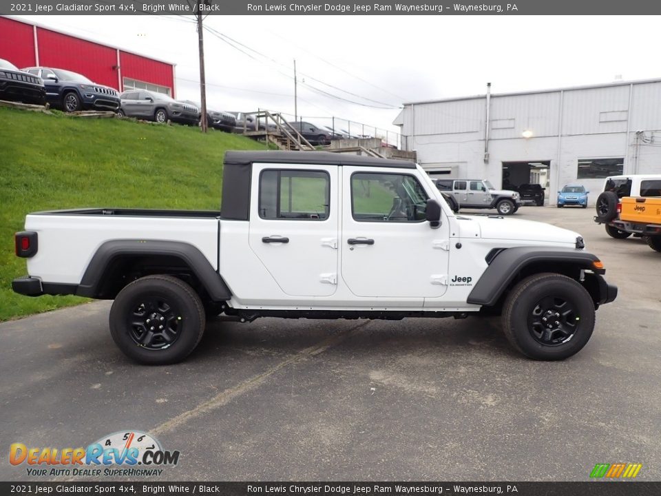 2021 Jeep Gladiator Sport 4x4 Bright White / Black Photo #7