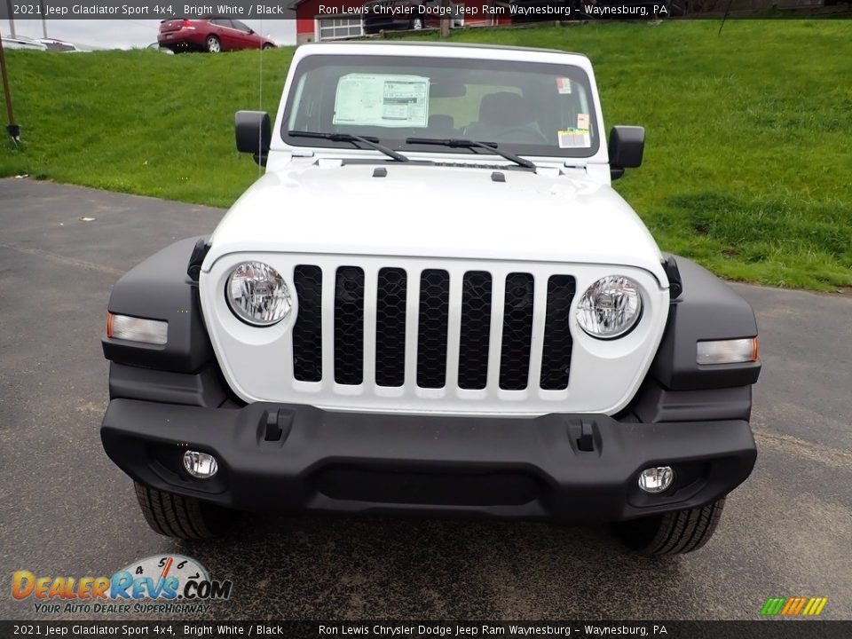 2021 Jeep Gladiator Sport 4x4 Bright White / Black Photo #9