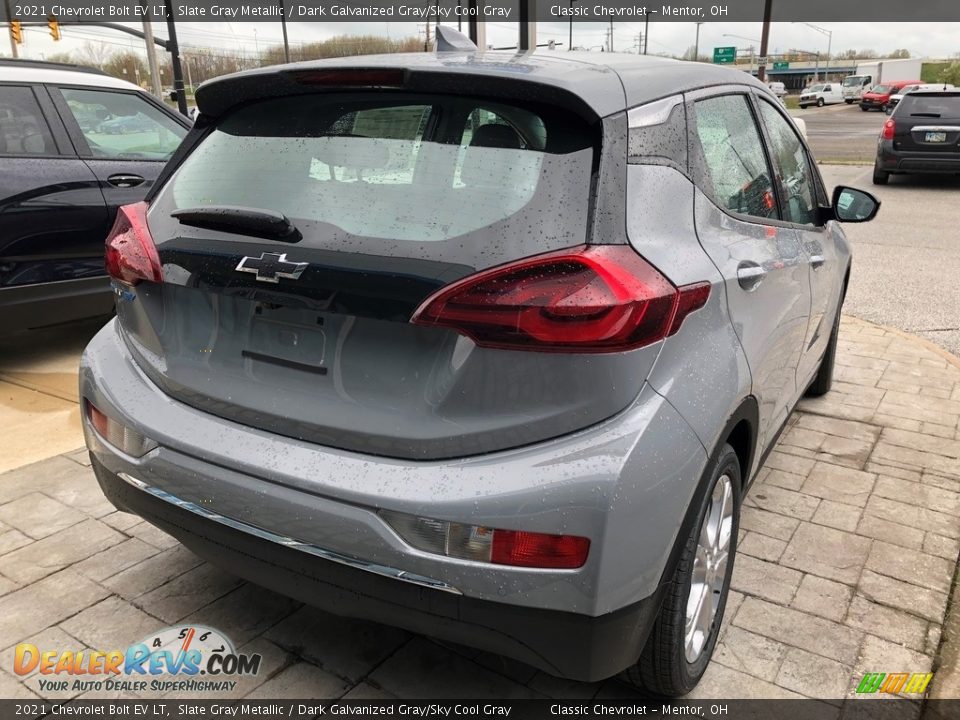 2021 Chevrolet Bolt EV LT Slate Gray Metallic / Dark Galvanized Gray/Sky Cool Gray Photo #3