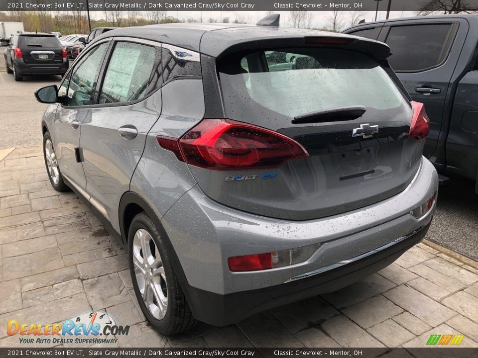 2021 Chevrolet Bolt EV LT Slate Gray Metallic / Dark Galvanized Gray/Sky Cool Gray Photo #4