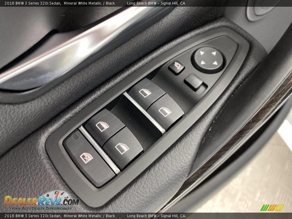 2018 BMW 3 Series 320i Sedan Mineral White Metallic / Black Photo #14