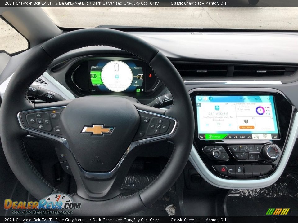 2021 Chevrolet Bolt EV LT Slate Gray Metallic / Dark Galvanized Gray/Sky Cool Gray Photo #7