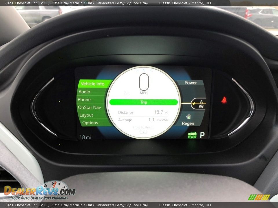 2021 Chevrolet Bolt EV LT Gauges Photo #8