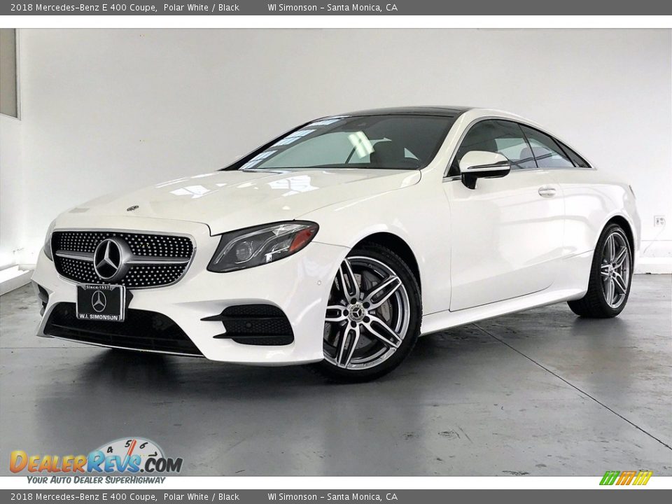 2018 Mercedes-Benz E 400 Coupe Polar White / Black Photo #12