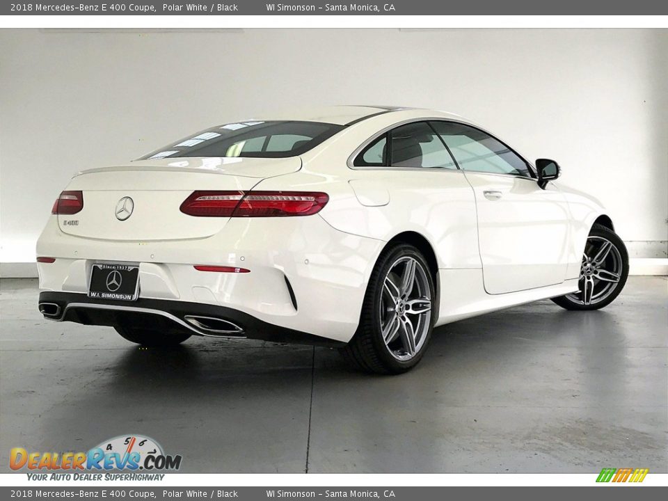 2018 Mercedes-Benz E 400 Coupe Polar White / Black Photo #13