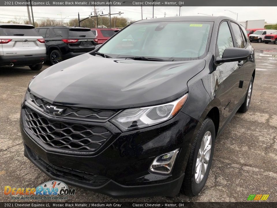 2021 Chevrolet Equinox LS Mosaic Black Metallic / Medium Ash Gray Photo #1