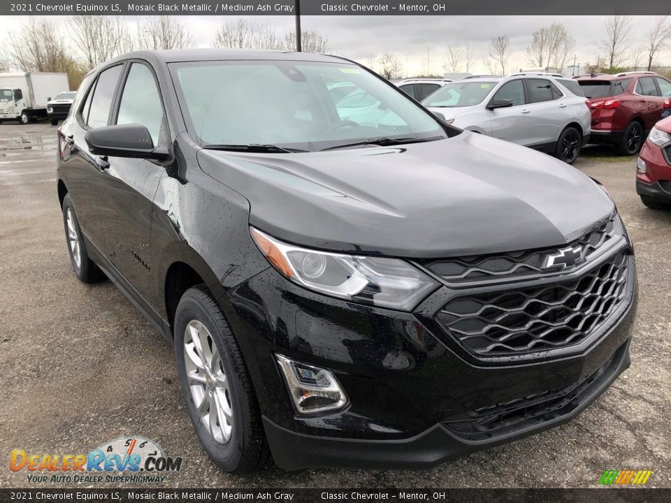 2021 Chevrolet Equinox LS Mosaic Black Metallic / Medium Ash Gray Photo #2