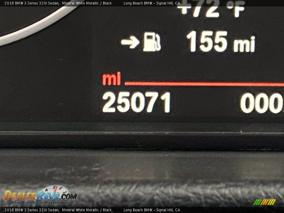 2018 BMW 3 Series 320i Sedan Mineral White Metallic / Black Photo #22