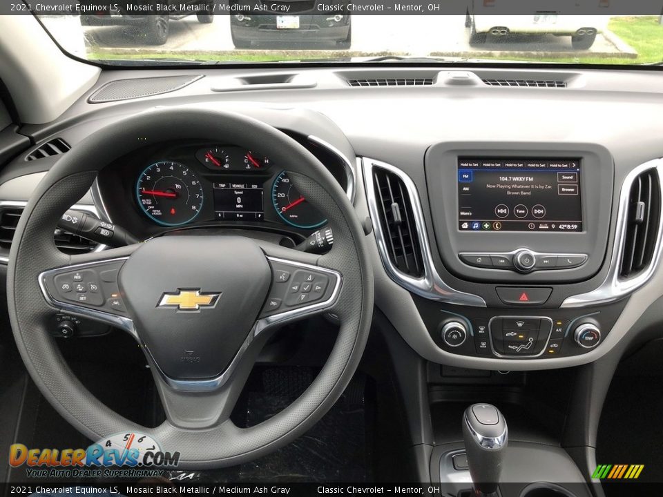 2021 Chevrolet Equinox LS Mosaic Black Metallic / Medium Ash Gray Photo #7