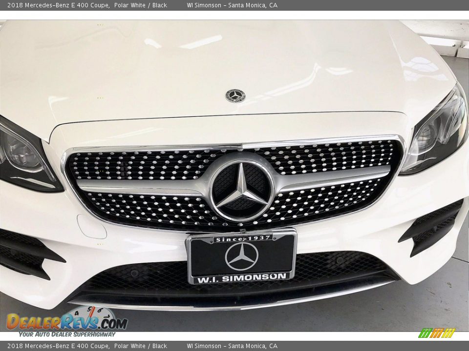 2018 Mercedes-Benz E 400 Coupe Polar White / Black Photo #30